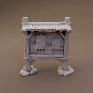 Roofed Notice Board