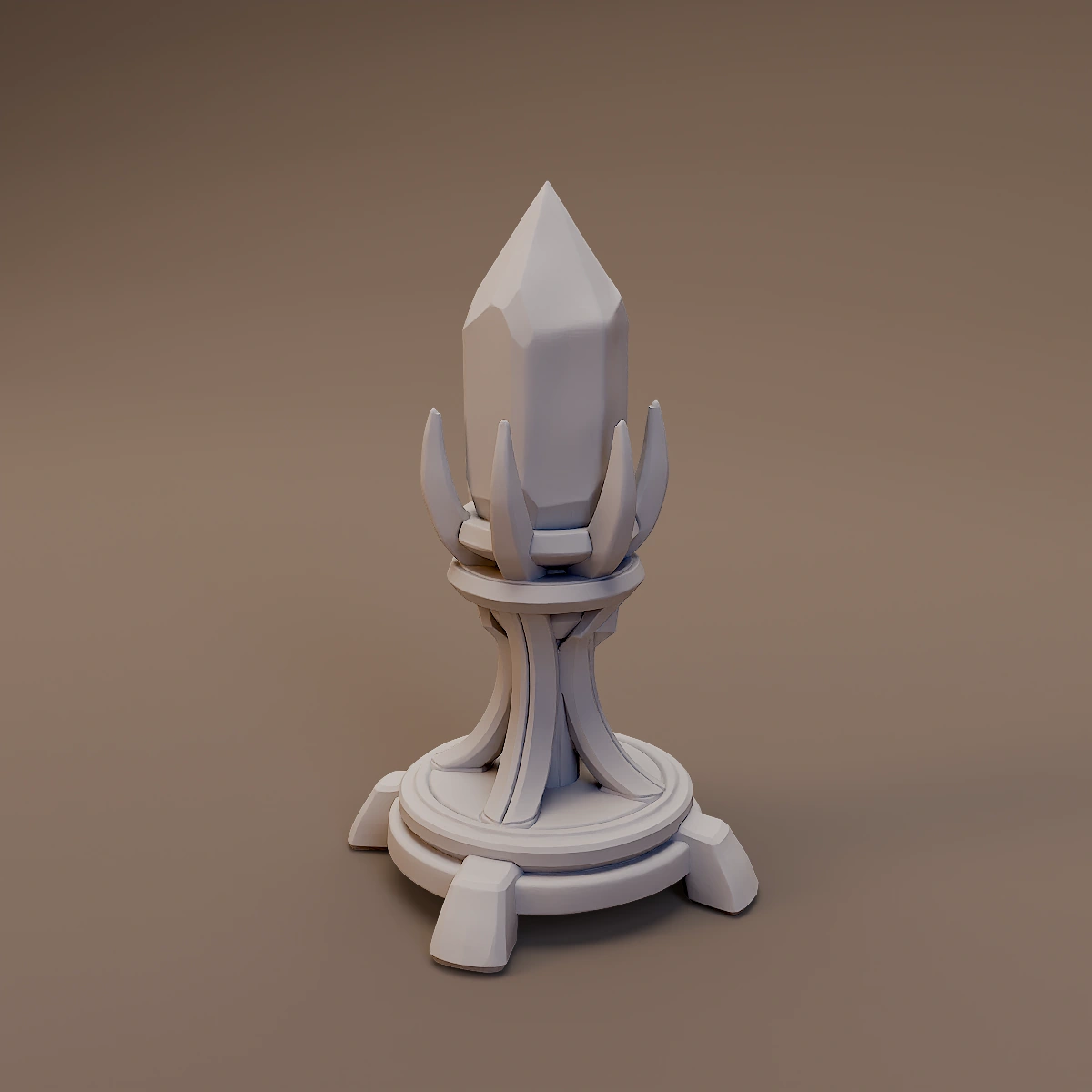 Single Crystal Pedestal Lamp