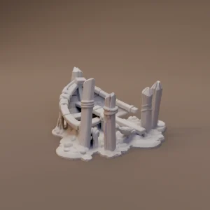Broken Boat on Muddy Ground