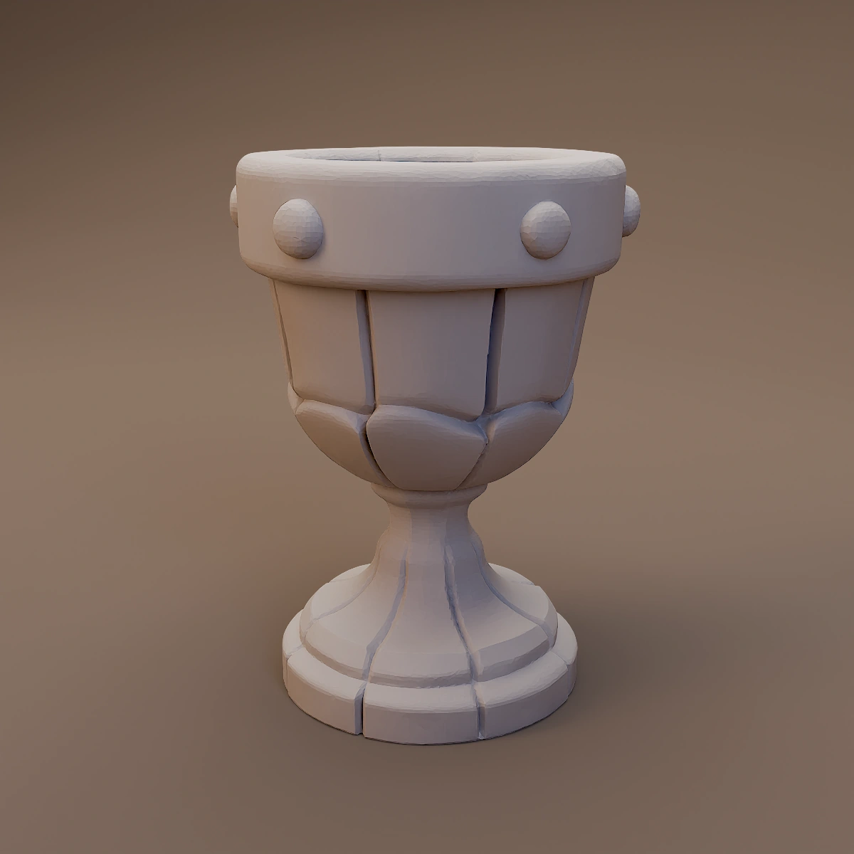 Riveted Stemmed Goblet