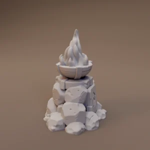 Rock Brazier Pedestal