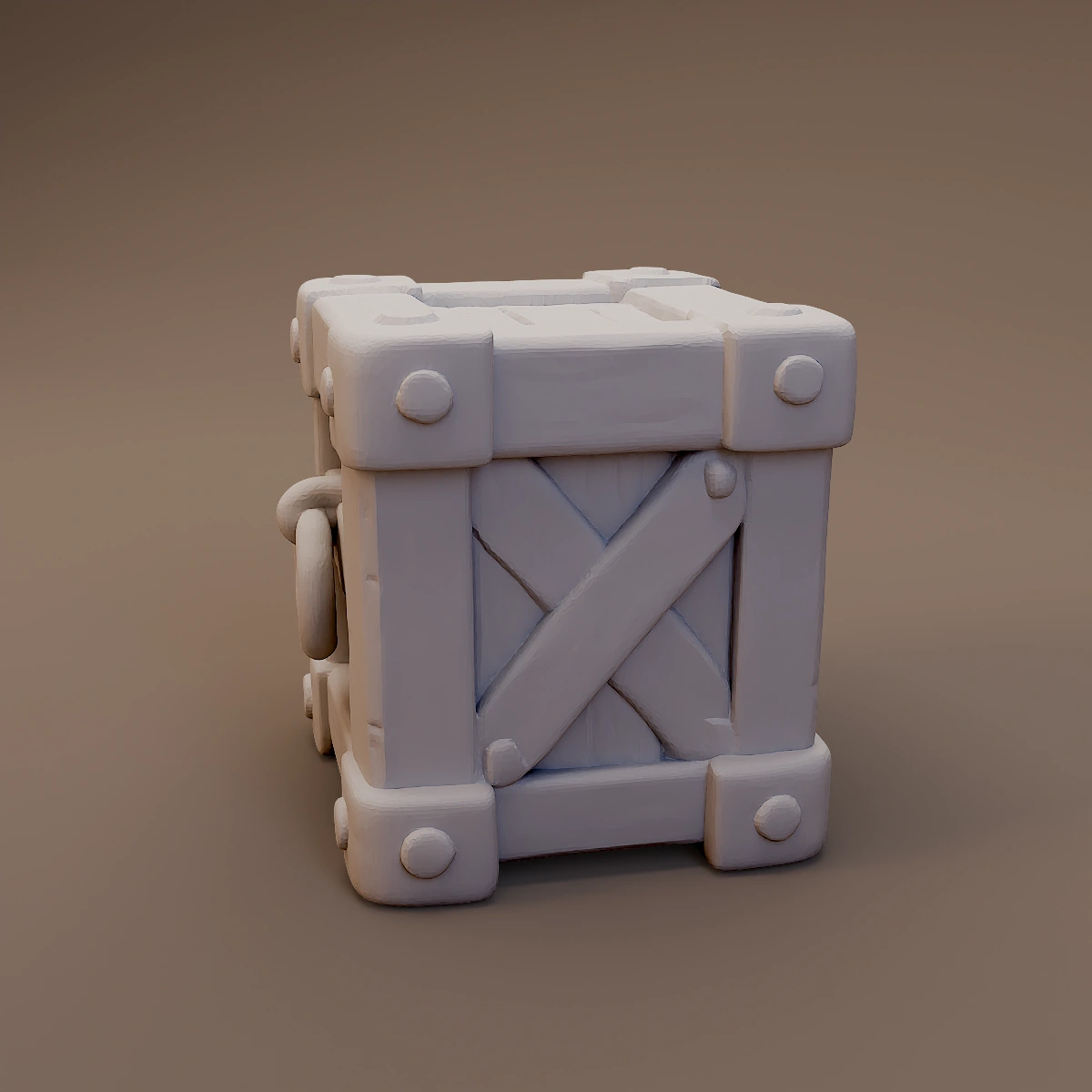 Square Braced Cargo Crate