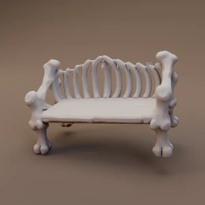 Rib Back Bone Bench