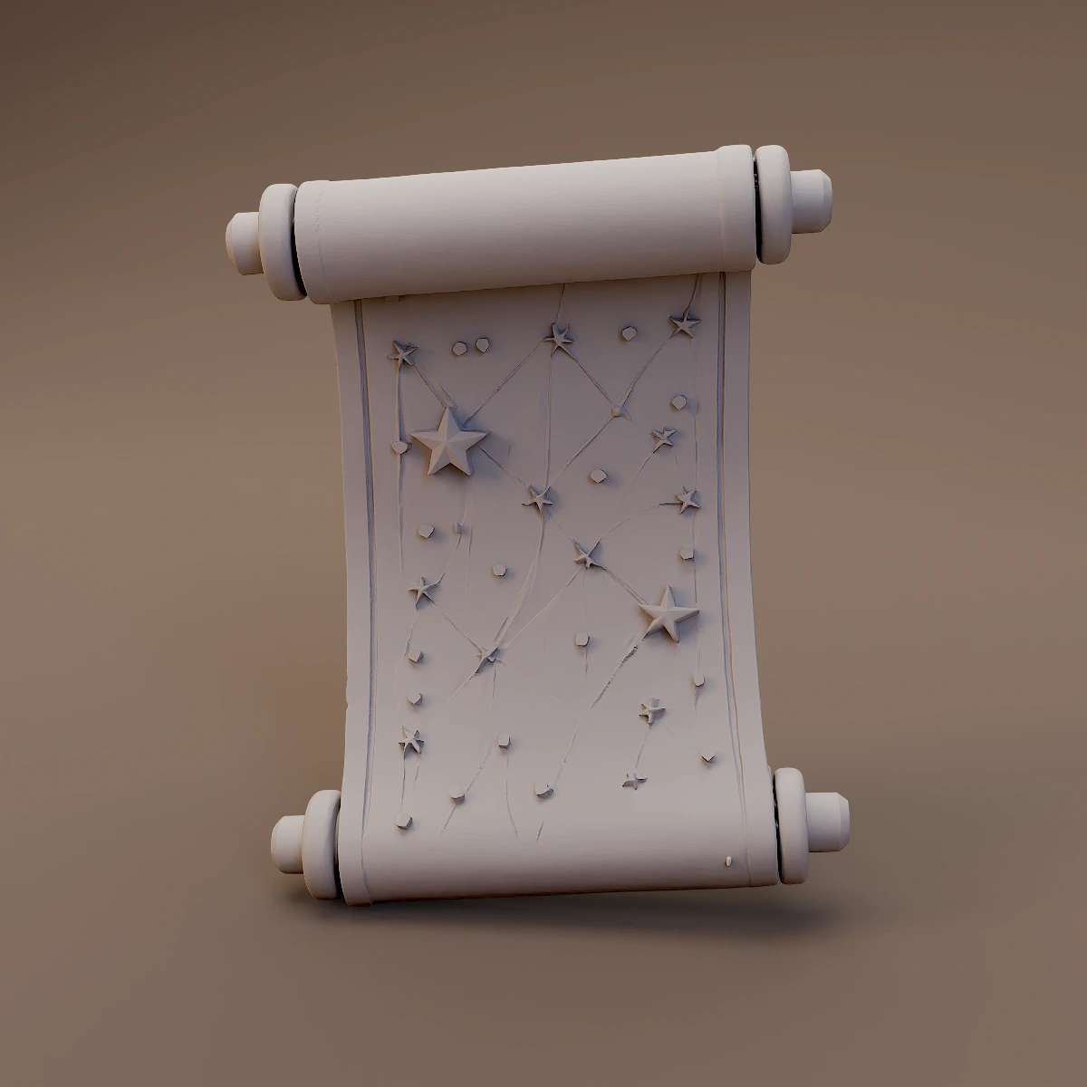 Hanging Star Chart Scroll