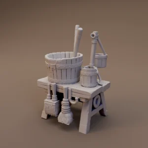 Bucket and Tool Workstation