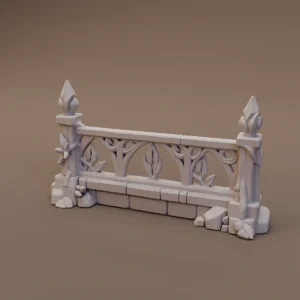Stone Garden Railing