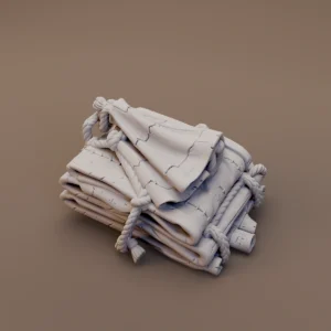 Folded Sailcloth Stack