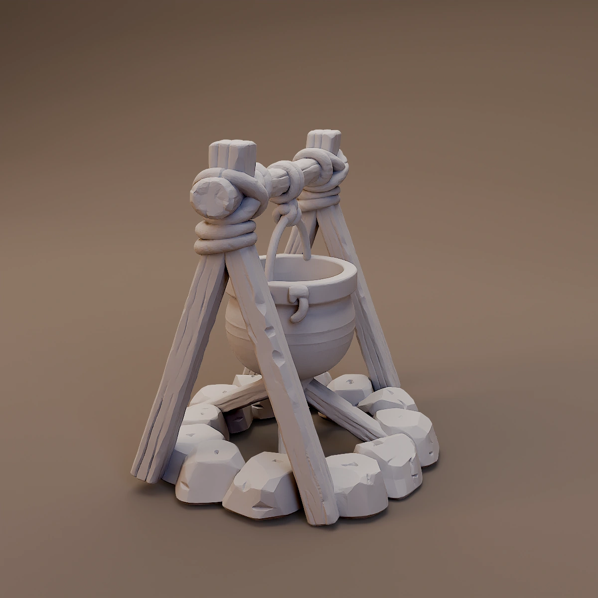 Cooking Tripod and Firepit
