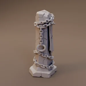 Chain Wrapped Punishment Pillar