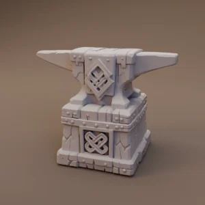 Rune Carved Dwarven Anvil
