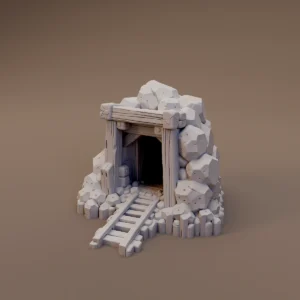 Rocky Mine Tunnel Entrance