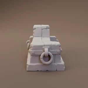 Broken Shackled Stone Block