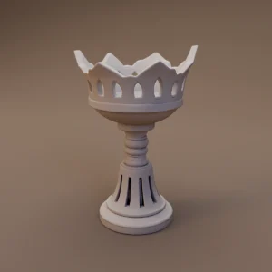 Crown Rim Ceramic Brazier