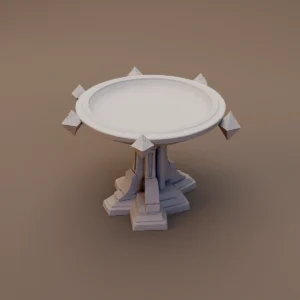 Ornate Stone Offering Bowl