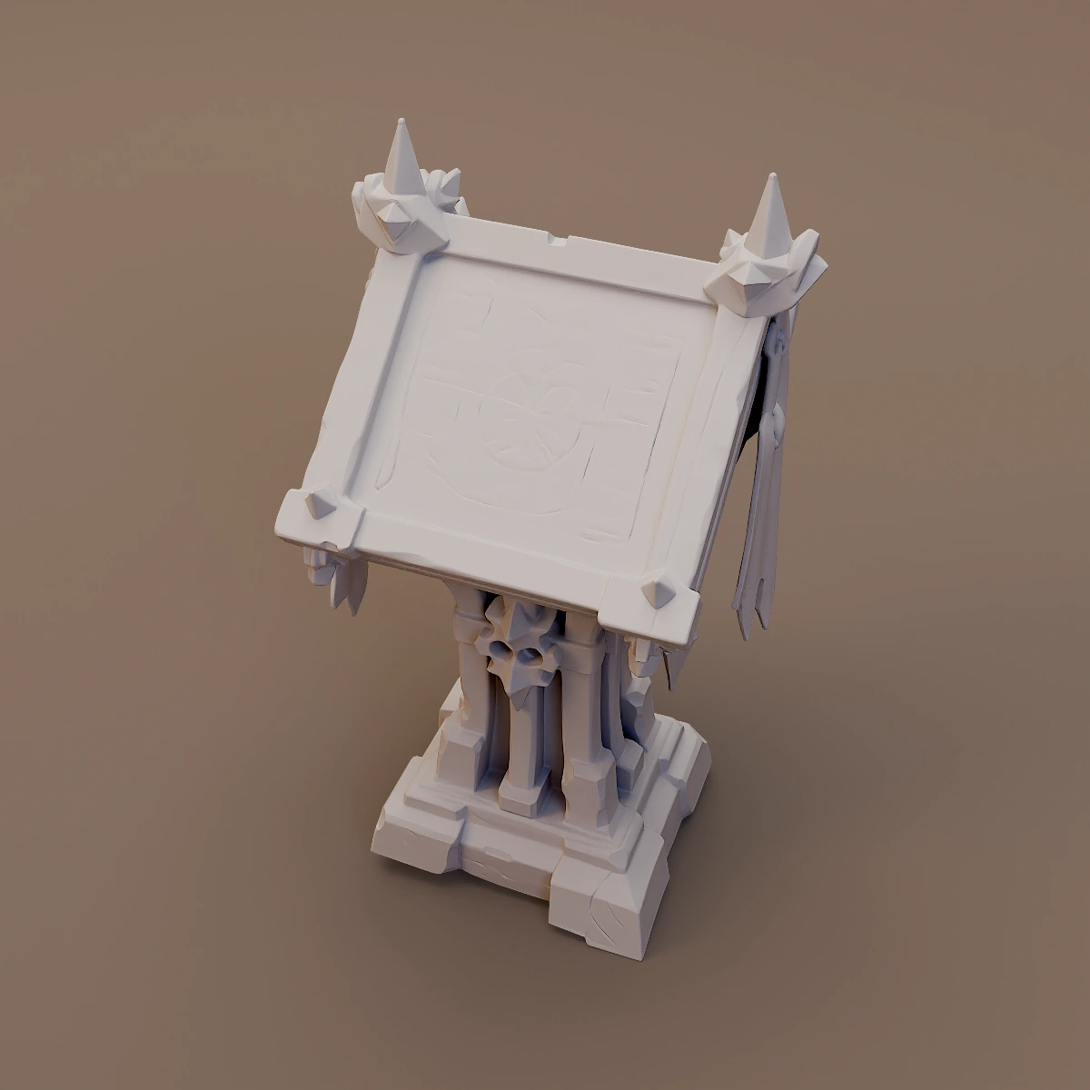 Spiked Book Lectern