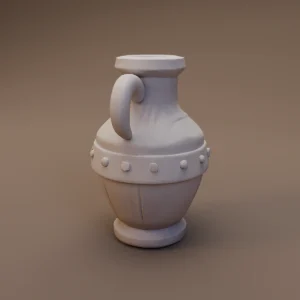 Decorated Ceramic Jug