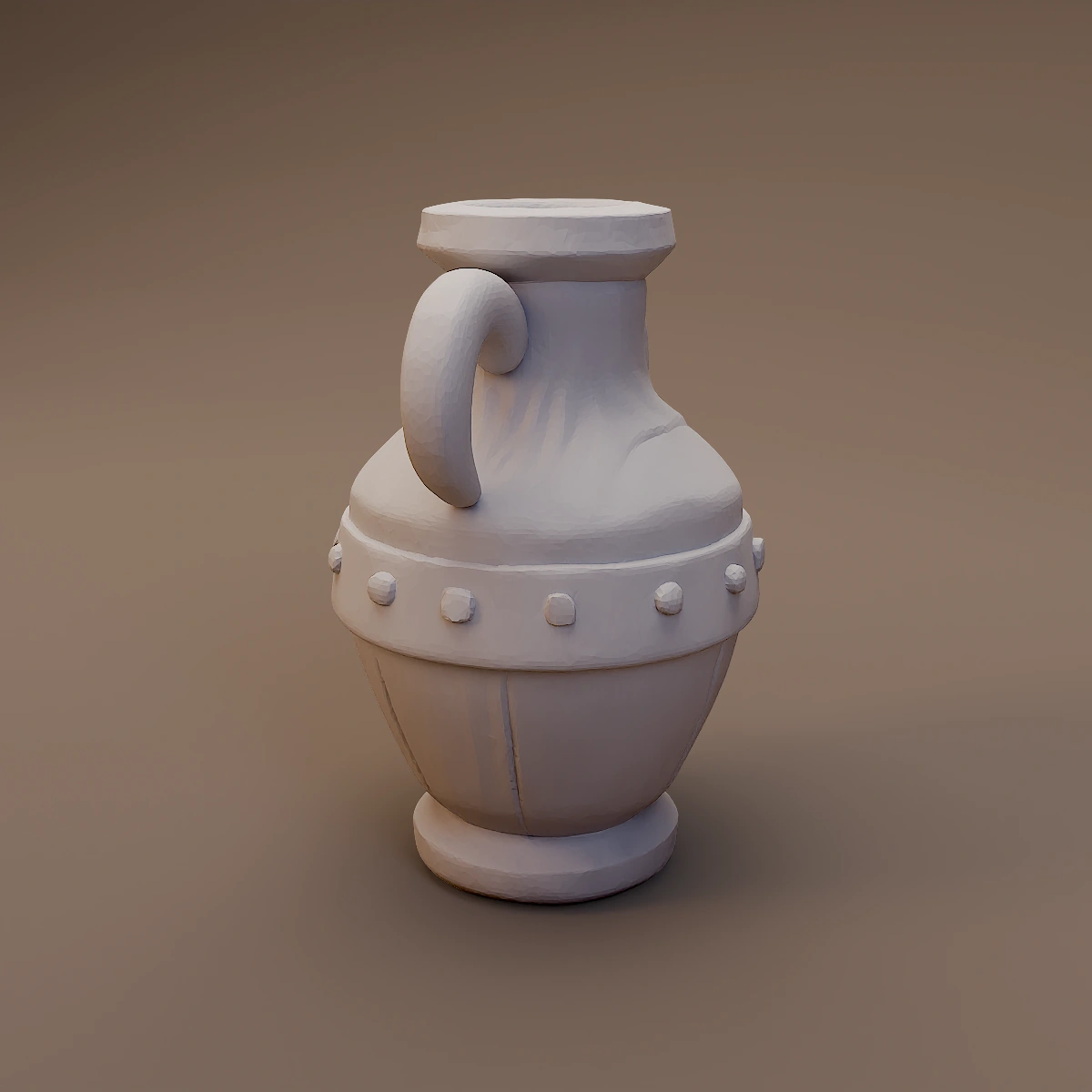 Decorated Ceramic Jug