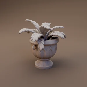 Fern Filled Garden Urn