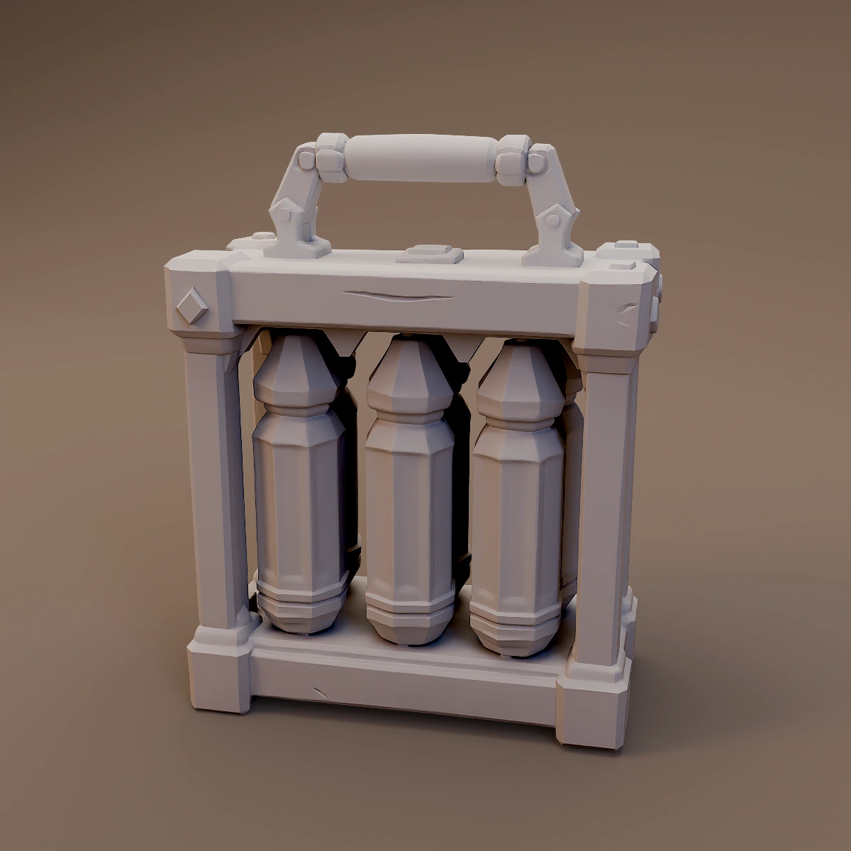 Three Vial Display Case