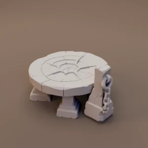 Circular Stone Sacrificial Table
