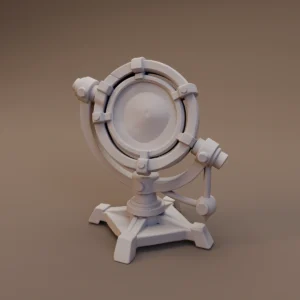 Round Standing Ritual Mirror