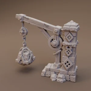 Dwarven Crane with Ore Basket