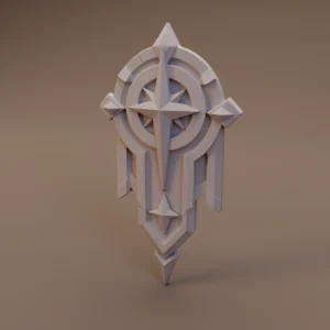 Pointed Sun Emblem Plaque