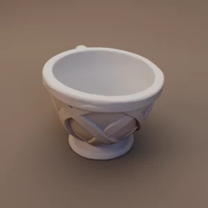 Leaf Pattern Ceramic Bowl