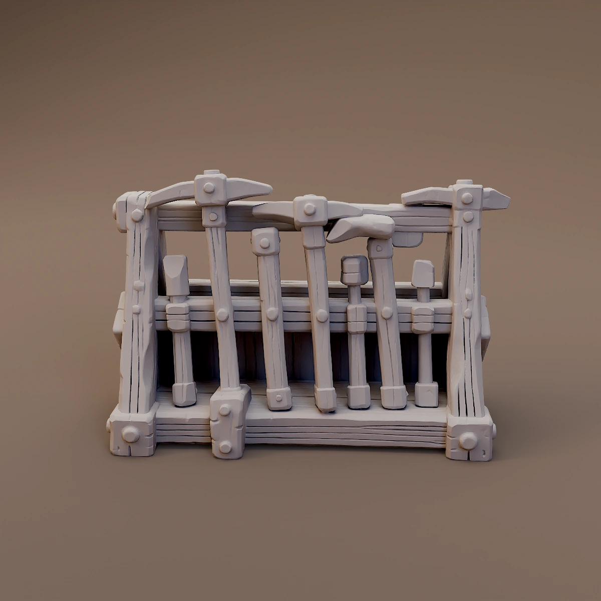 Smithing Hammer Rack