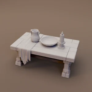 Small Table with Cup and Candle