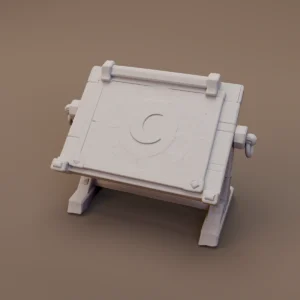 Crescent Marked Slanted Desk