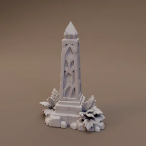Carved Garden Obelisk