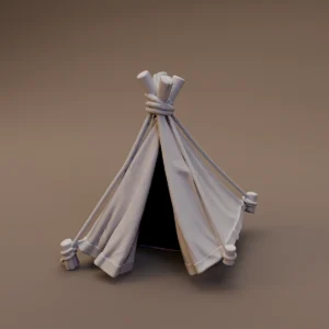 Tall Triangular Pole Tent