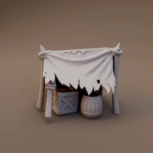 Canvas Supply Stall