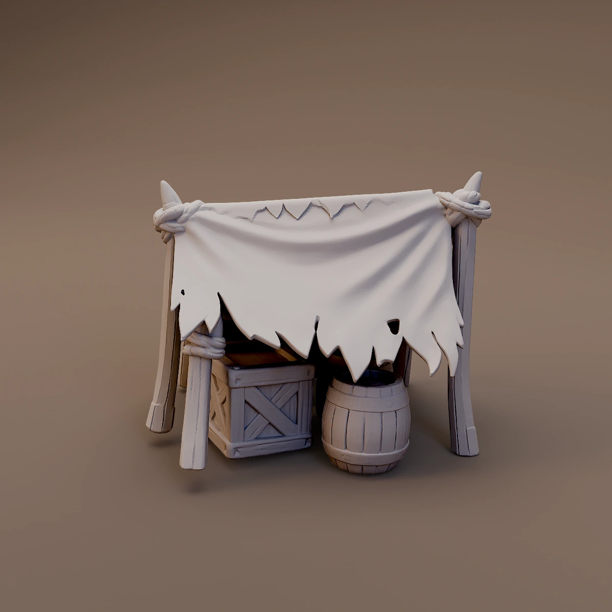 Canvas Supply Stall
