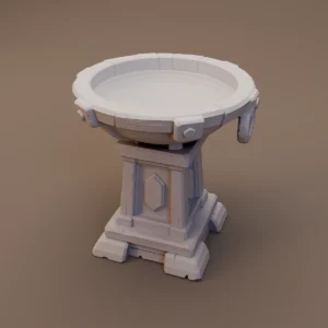 Square Base Stone Basin