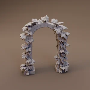 Leaf Covered Garden Arch