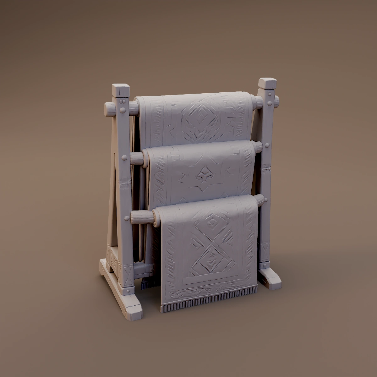 Hanging Fabric Display Rack