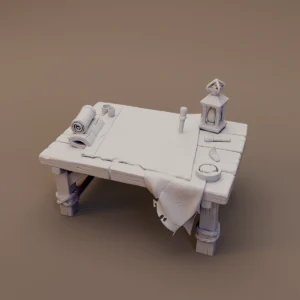 Navigation Table with Lantern