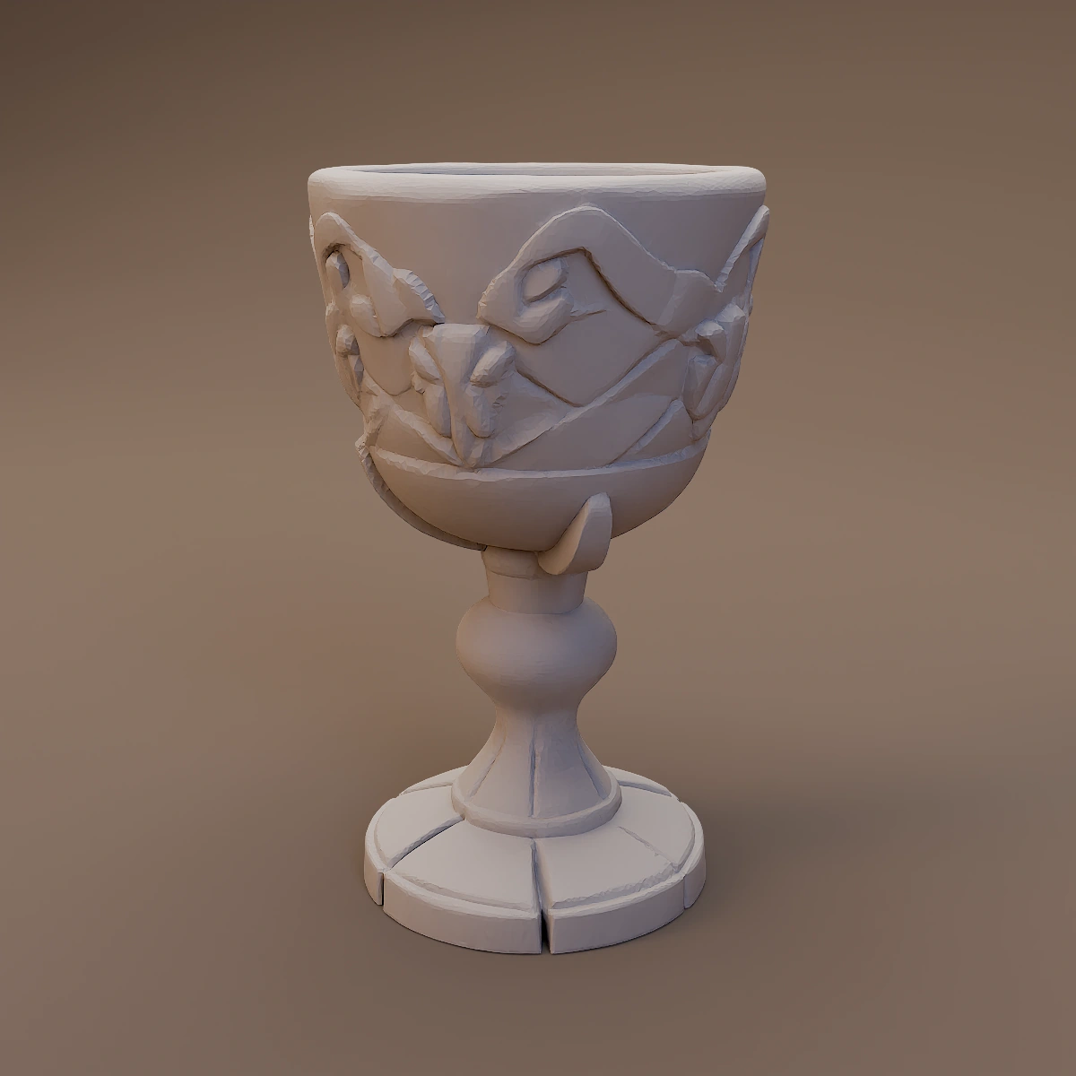 Engraved Ceremonial Goblet