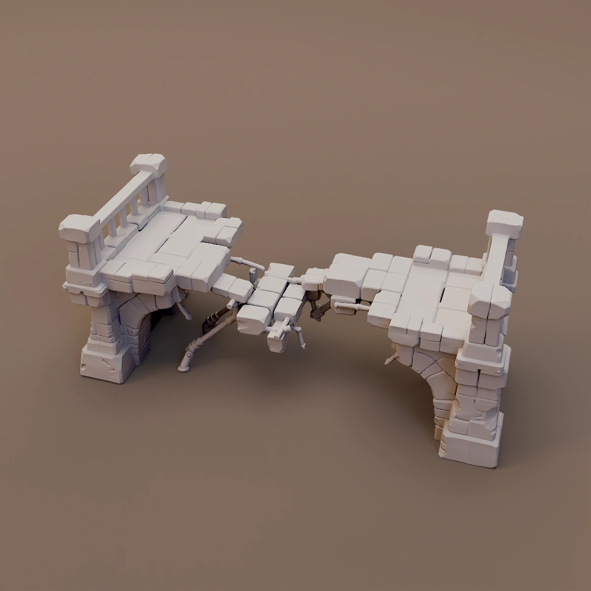 Collapsed Stone Bridge