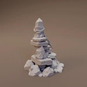 Stacked Stone Cairn