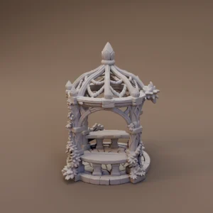 Vine Covered Garden Pavilion