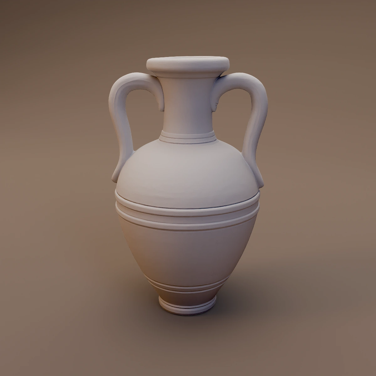 Two Handled Ceramic Amphora