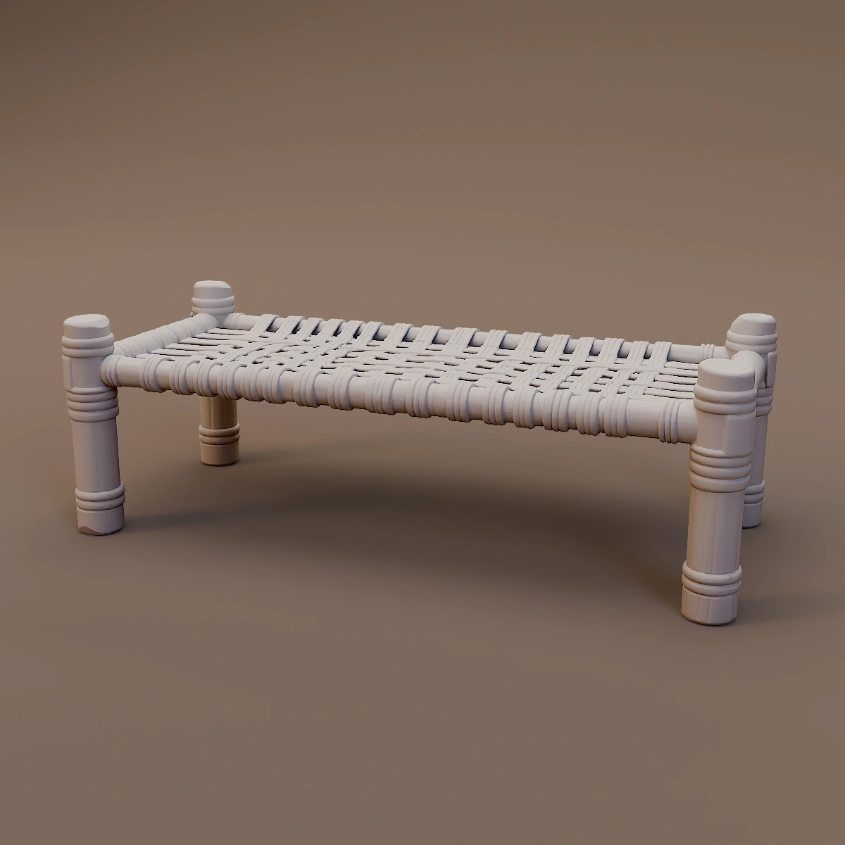 Woven Rope Bench