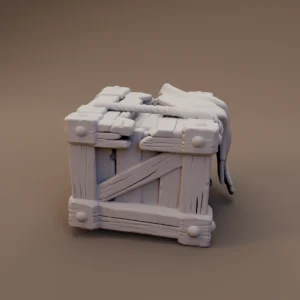 Braced Wooden Loot Crate