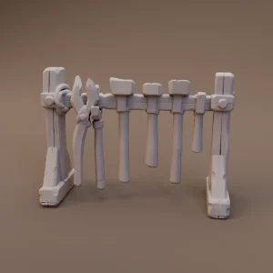 Hanging Smithing Hammer Rack