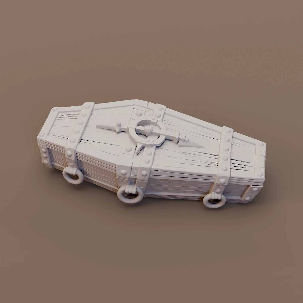 Reinforced Funeral Coffin