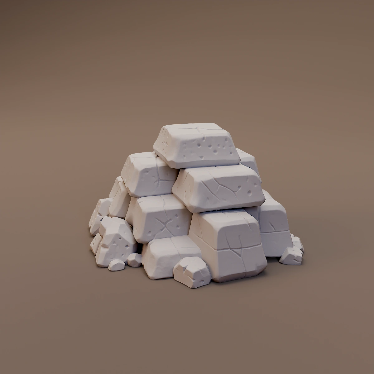 Stacked Flat Stones