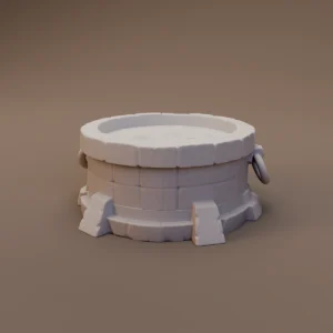 Low Wooden Wash Tub